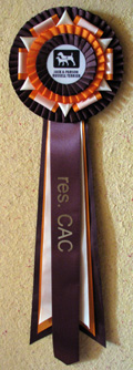 A sash for res. CAC for Penny Marry/JR Rags Puma